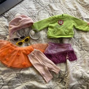 American girl doll clothes lot